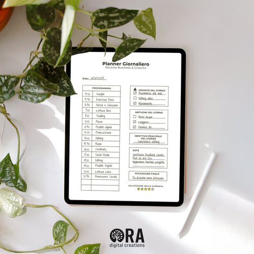 Pacchetto Planner Digitali - Business & Growth Routine (A4 + A3) – EN / ES / IT
